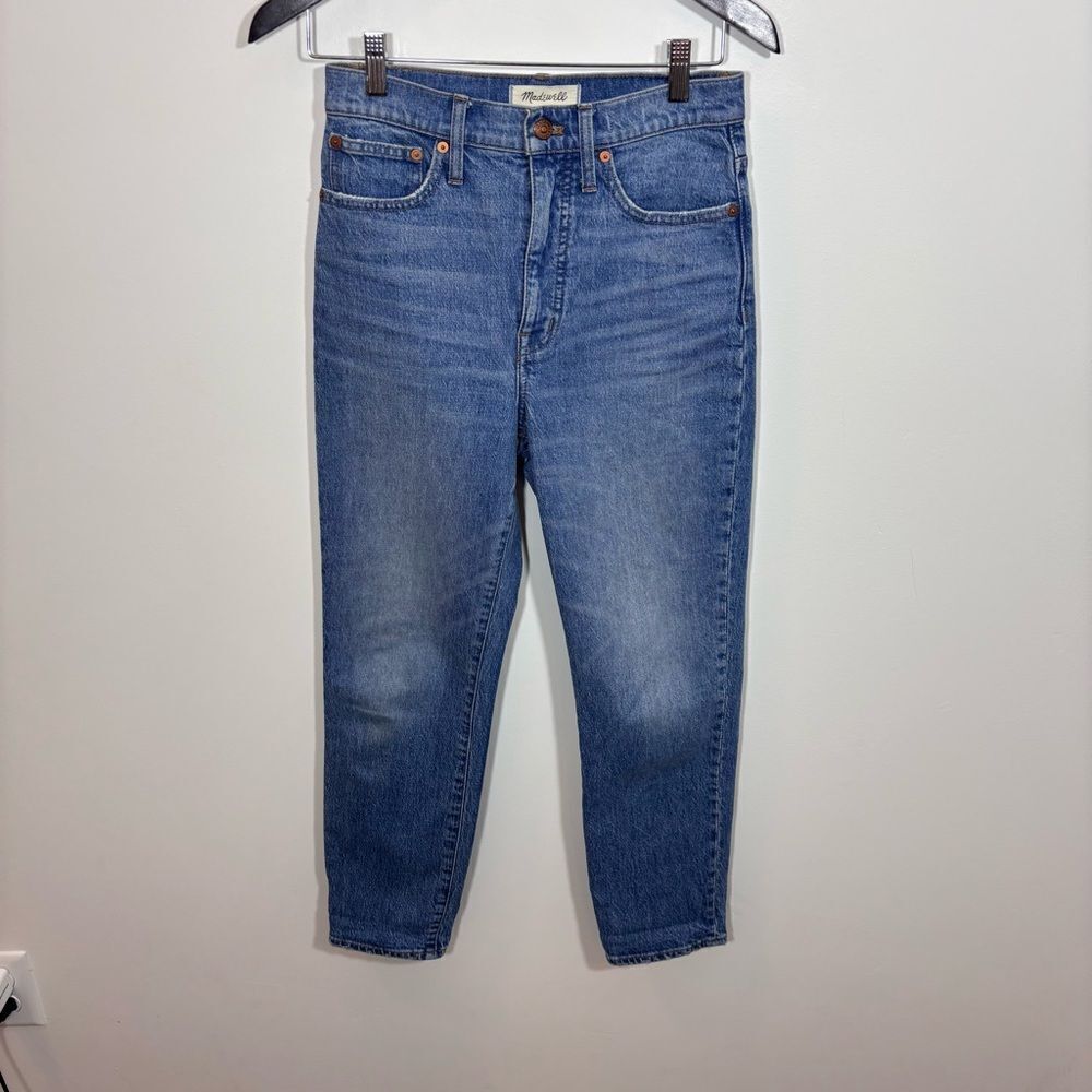 Madewell Classic Straight Jeans in Nearwood Wash Size 24 M3520 - Picture 6 of 16